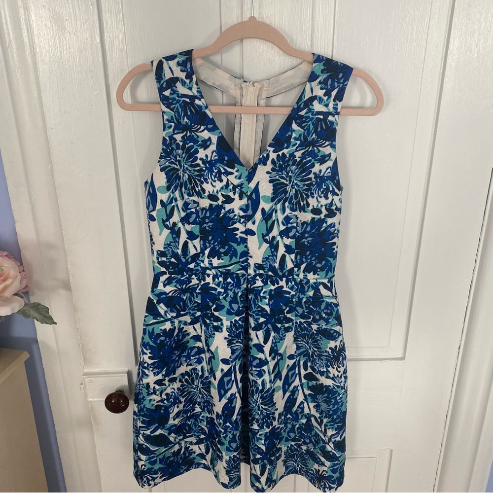 H&M Floral Pleated Dress
